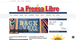 Desktop Screenshot of laprensanwa.com